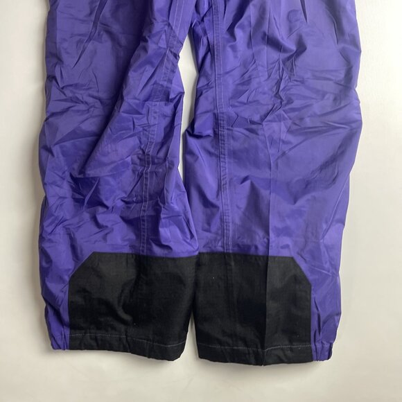 VTG Gore-Tex Bibs snowpants chlorophylle CANADA MADE Men Sz S 90s Purple Retro - Picture 5 of 16